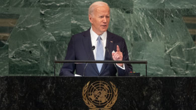 Photo of Biden denounces Russia’s ‘shameless violation’ of UN Charter, urges world to stand with Ukraine